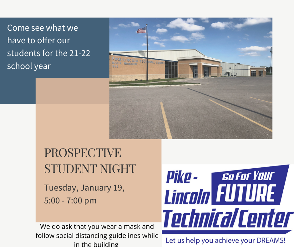 Picture of school with annoucement
