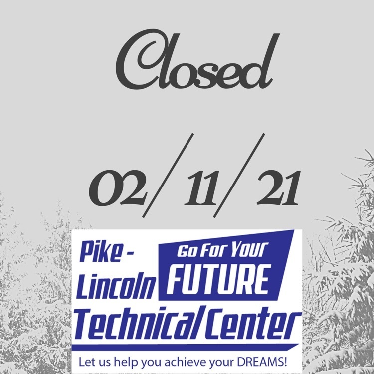 pltc closed 2/11/21 with snowy background