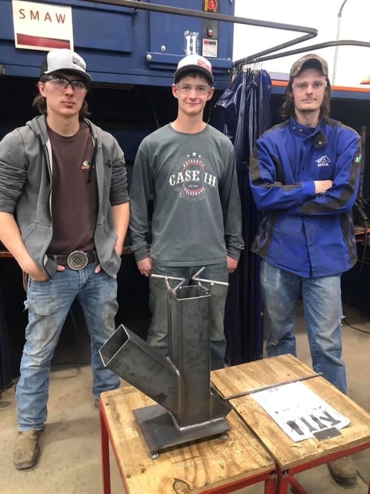 PLTC welding students