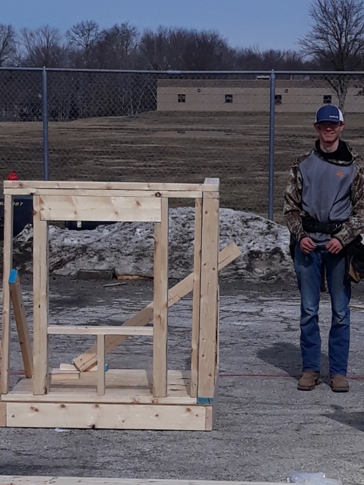 Eli and his carpentry project